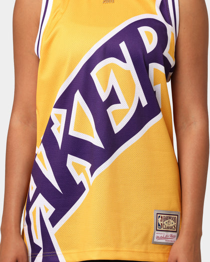Mitchell & Ness Los Angeles Lakers Blown Out Jersey Gold