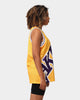 Mitchell & Ness Los Angeles Lakers Blown Out Jersey Gold
