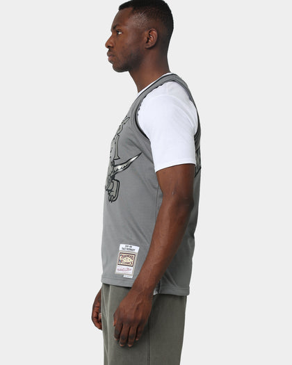 Mitchell & Ness Toronto Raptors Metal Works #1 McGrady Iverson Swingman Jersey Gunmetal