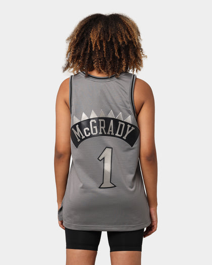 Mitchell & Ness Toronto Raptors Metal Works #1 McGrady Iverson Swingman Jersey Gunmetal