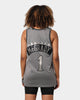 Mitchell & Ness Toronto Raptors Metal Works #1 McGrady Iverson Swingman Jersey Gunmetal