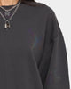 Loiter Reflective Chaos Multi Logo Crewneck Charcoal