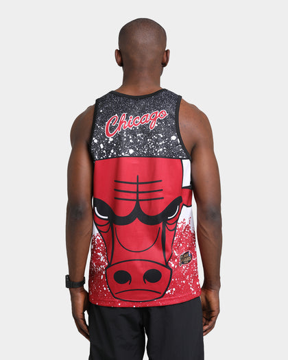 Mitchell & Ness Chicago Bulls Jumbotron Sublimated Tank Red