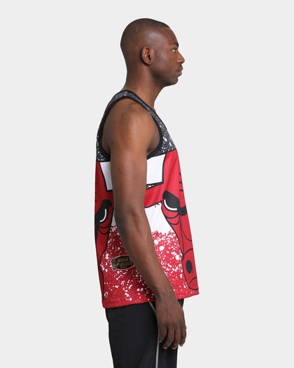Mitchell & Ness Chicago Bulls Jumbotron Sublimated Tank Red