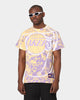 Mitchell & Ness Los Angeles Lakers Jumbotron Sublimated T-Shirt Gold