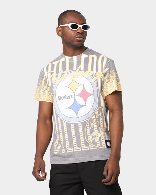Mitchell & Ness Pittsburgh Steelers Jumbotron Sublimated T-Shirt Black