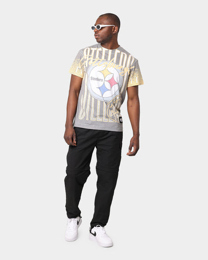 Mitchell & Ness Pittsburgh Steelers Jumbotron Sublimated T-Shirt Black