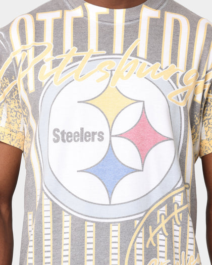 Mitchell & Ness Pittsburgh Steelers Jumbotron Sublimated T-Shirt Black