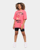 Mitchell & Ness Miami Heat Oversized TM CLR Logo T-shirt Faded Pink