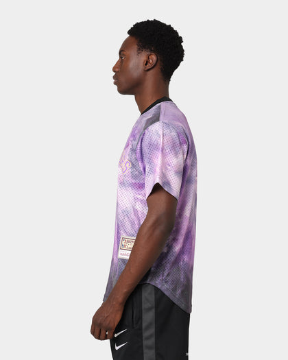 Mitchells & Ness Los Angeles Lakers Tie Dye Mesh Jersey Purple