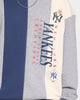 Majestic Athletic New York Yankees Vertical Panelled Crew Ensign Blue