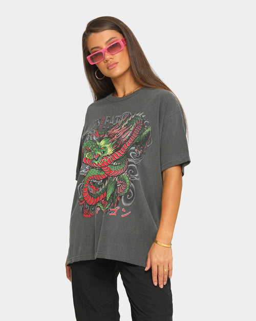 Rats Get Fat Men's Dragon Vintage T-Shirt Pepper