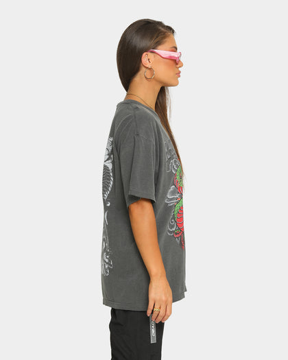 Rats Get Fat Men's Dragon Vintage T-Shirt Pepper