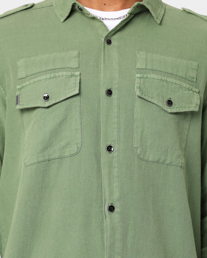 Dead Studios Nevada Long Sleeve Shirt Olive Green