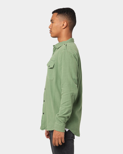 Dead Studios Nevada Long Sleeve Shirt Olive Green