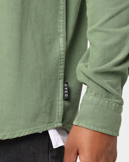 Dead Studios Nevada Long Sleeve Shirt Olive Green