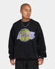 Mitchell & Ness Men's Los Angeles Lakers Oversize XL Logo Crew Sweat Vintage Black