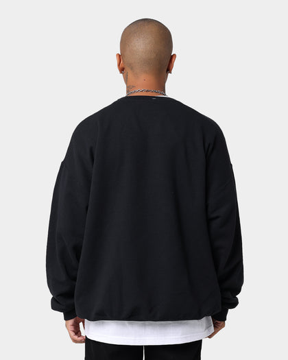 Mitchell & Ness Oversized Extra Large Print Chicago Bears Crew Vintage Black