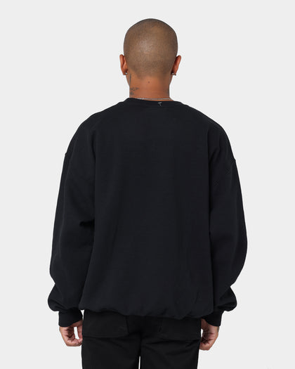 Mitchell and Ness Miami Dolphins Oversized Extra Large Print Crewneck Vintage Black