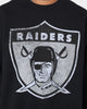 Mitchell and Ness Las Vegas Raiders Oversized Extra Large Print Crewneck Vintage Black