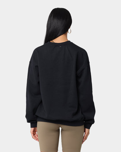 Mitchell and Ness Las Vegas Raiders Oversized Extra Large Print Crewneck Vintage Black