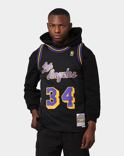 Mitchell & Ness Los Angeles Lakers Shaquille O'Neal 1996-'97 #34 Reloaded Swingman Jersey Black