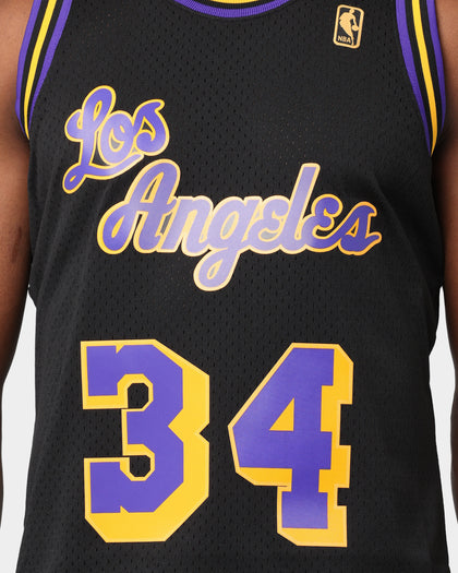 Mitchell & Ness Los Angeles Lakers Shaquille O'Neal 1996-'97 #34 Reloaded Swingman Jersey Black