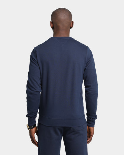 Tommy Jeans Terry Long Sleeve Track Top Navy Blazer