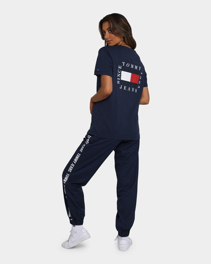 Tommy Jeans Women's Box Flag T-Shirt Navy