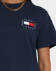 Tommy Jeans Women's Box Flag T-Shirt Navy