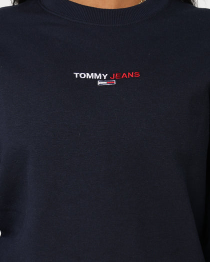 Tommy Jeans Logo Crewneck Twilight Navy