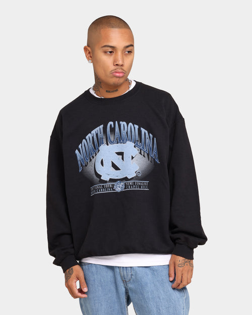 NATIONAL COLLEGIATE ATHLETIC ASSC UNC Final Four Vintage Crew Vintage Black