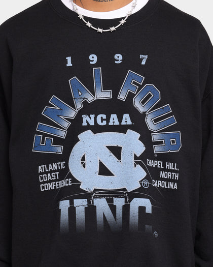 NATIONAL COLLEGIATE ATHLETIC ASSC UNC Final Four Crew Vintage Black