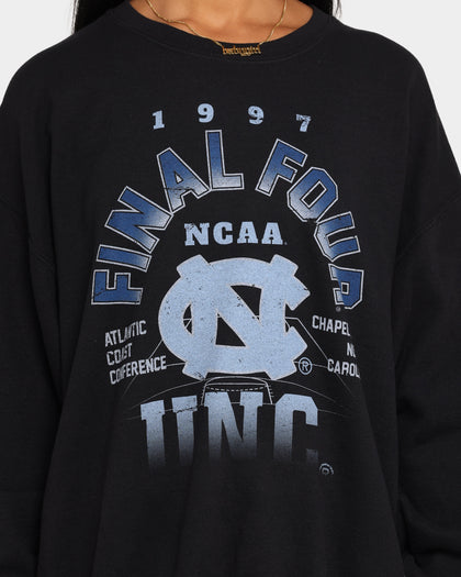 NATIONAL COLLEGIATE ATHLETIC ASSC UNC Final Four Crew Vintage Black