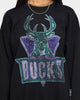 Mitchell & Ness Milwaukee Bucks Oversize XL Logo Crew Sweat Vintage Black
