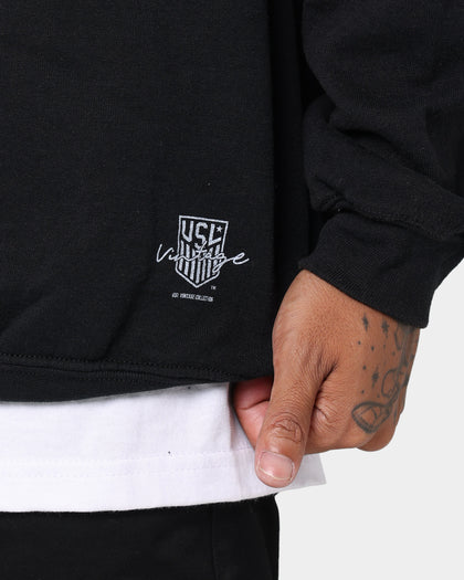 National Collegiate Athletic Association Harvard H Seal Vintage Crewneck Vintage Black