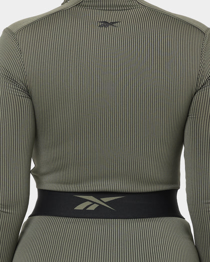 Reebok Women's Cardi B X Reebok Bodysuit Hunter Green