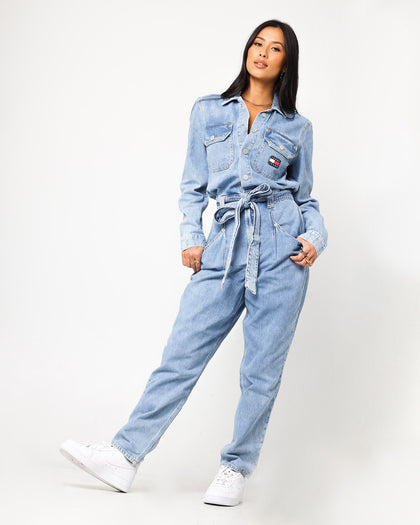 Tommy Jeans Women's Mom Jumpsuit Utility