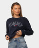 Tommy Jeans Women's Crop College Logo Sweatshirt Twilight Navy