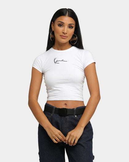 Karl Kani Women's Signature T-Shirt White