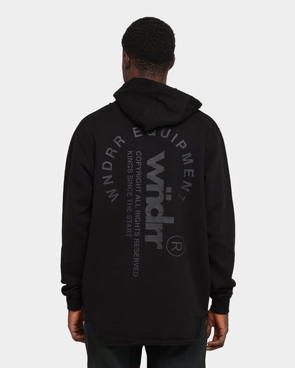 WNDRR Stage Curved Hoodie Black