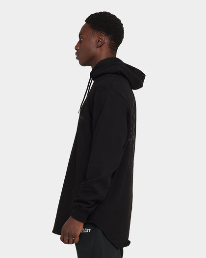 WNDRR Stage Curved Hoodie Black