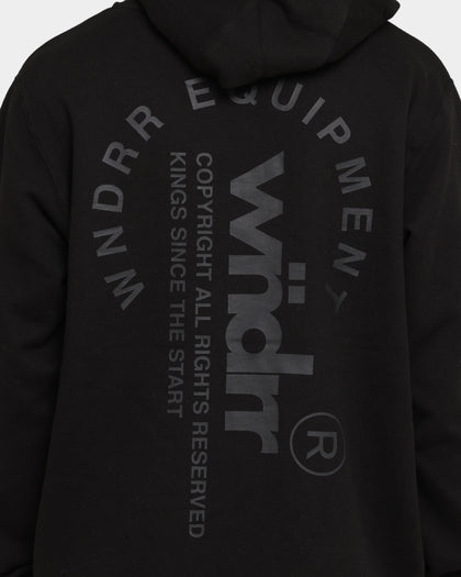 WNDRR Stage Curved Hoodie Black