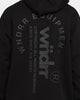 WNDRR Stage Curved Hoodie Black