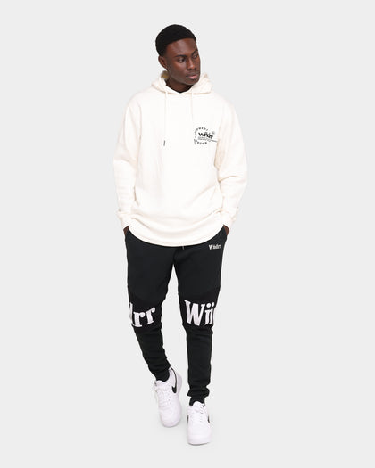 WNDRR Stage Curved Hoodie Off White