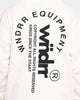 WNDRR Stage Curved Hoodie Off White