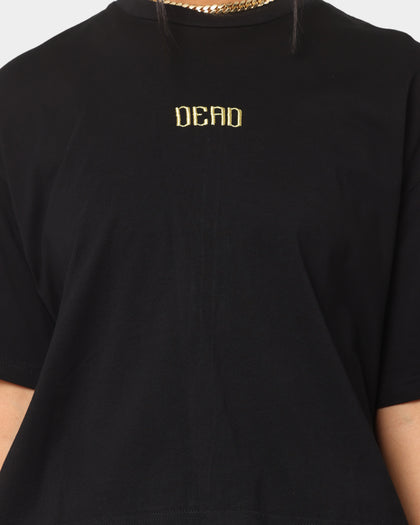Dead Studios Women's Royal T-Shirt Black Gold