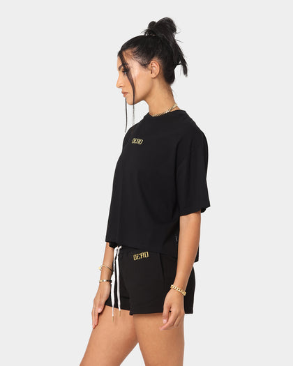 Dead Studios Women's Royal T-Shirt Black Gold