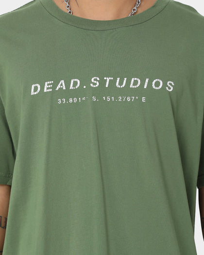 Dead Studios Est Signature T-Shirt Olive Green