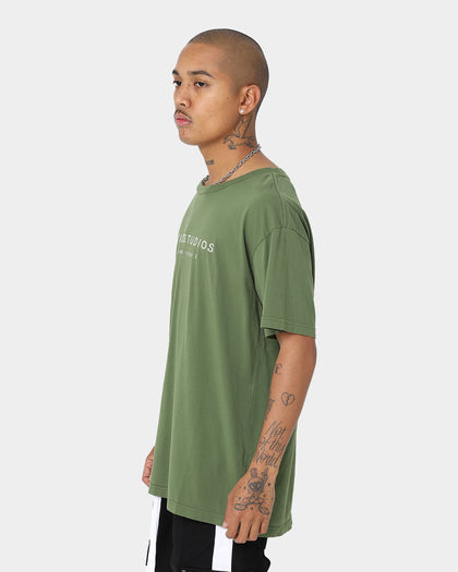 Dead Studios Est Signature T-Shirt Olive Green